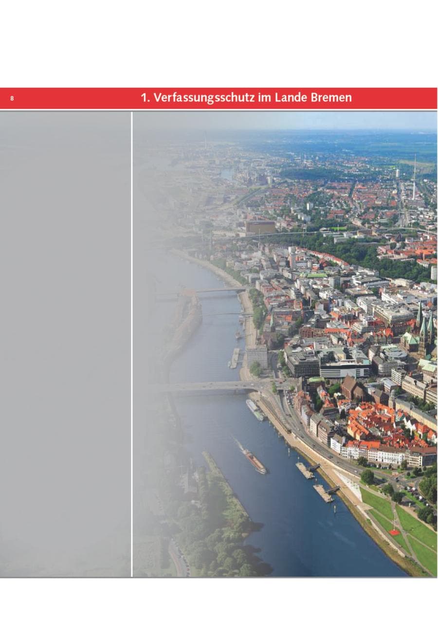 Seite 8 des Verfassungsschutzbericht 2008 Bremen
