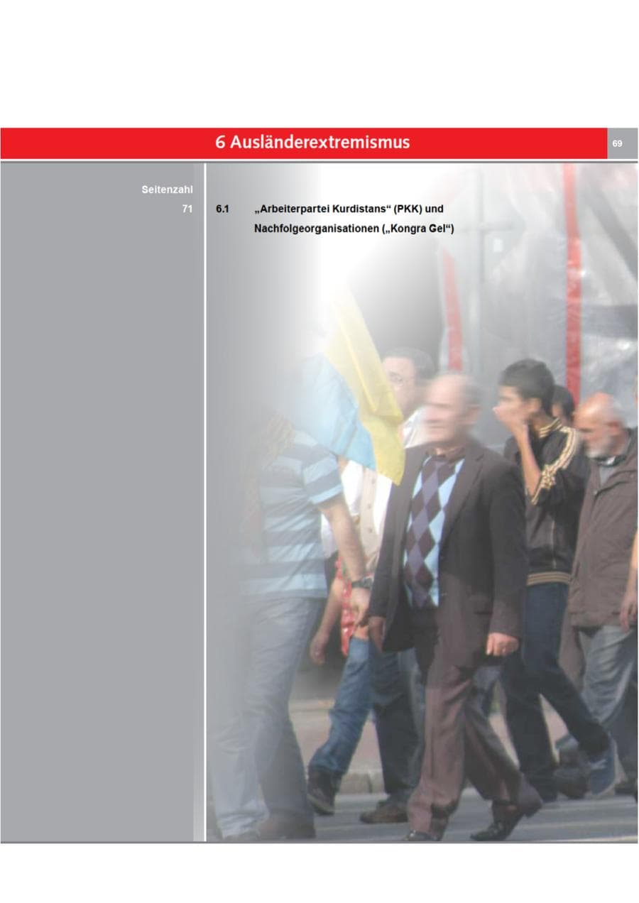 Seite 69 des Verfassungsschutzbericht 2011 Bremen