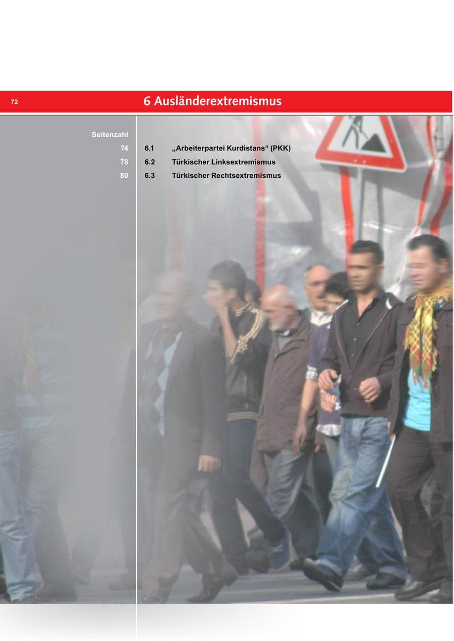 Seite 72 des Verfassungsschutzbericht 2015 Bremen