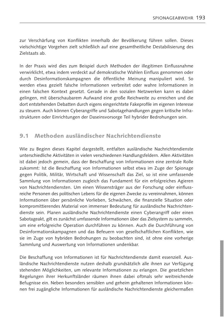 Seite 192 des Verfassungsschutzbericht 2023 Bremen
