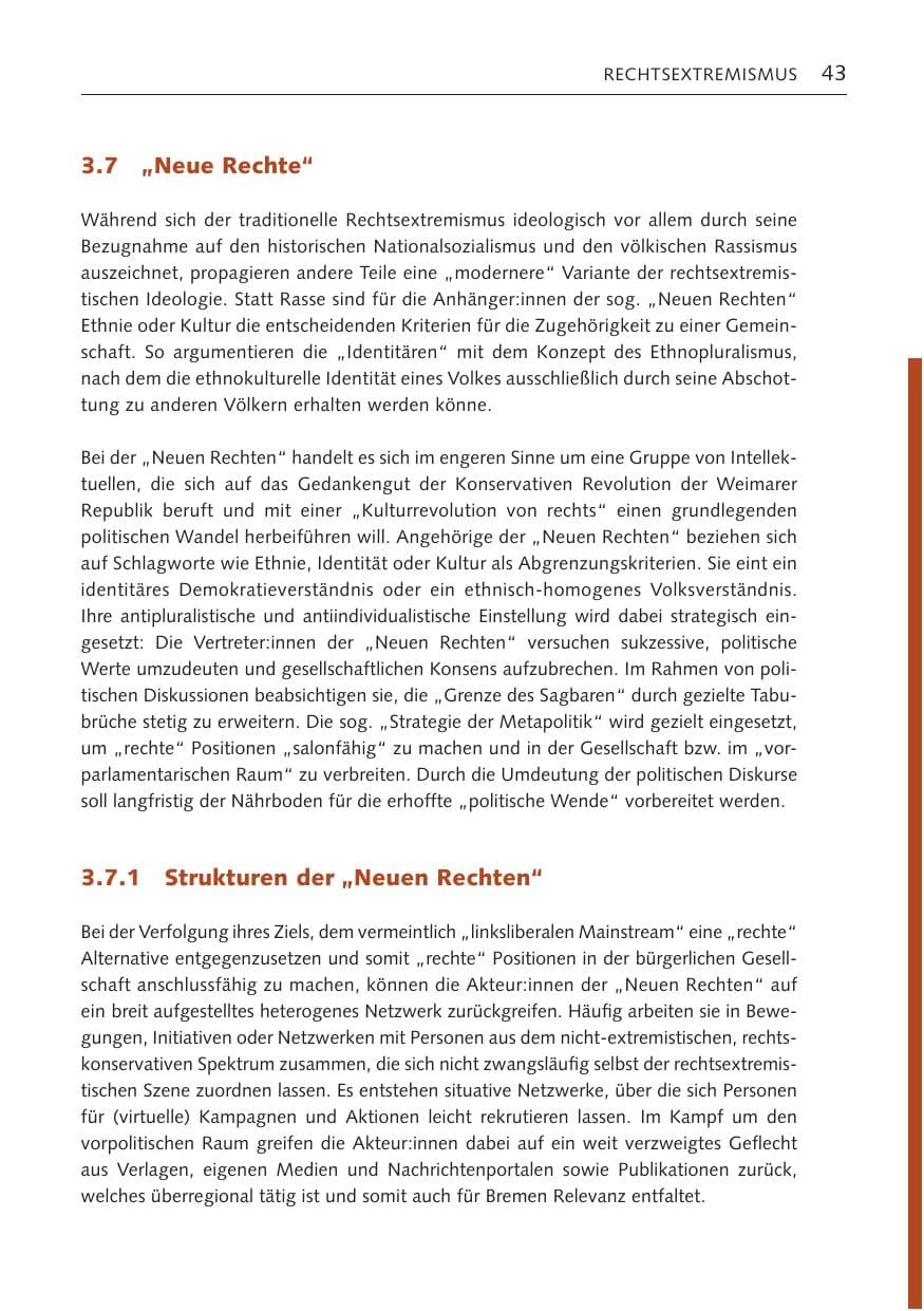 Seite 42 des Verfassungsschutzbericht 2023 Bremen