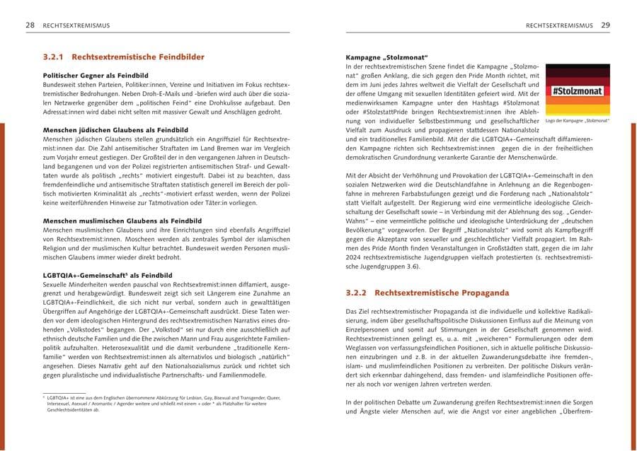 Seite 16 des Verfassungsschutzbericht 2024 Bremen