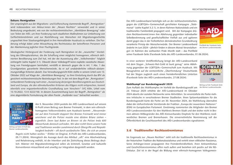Seite 25 des Verfassungsschutzbericht 2024 Bremen