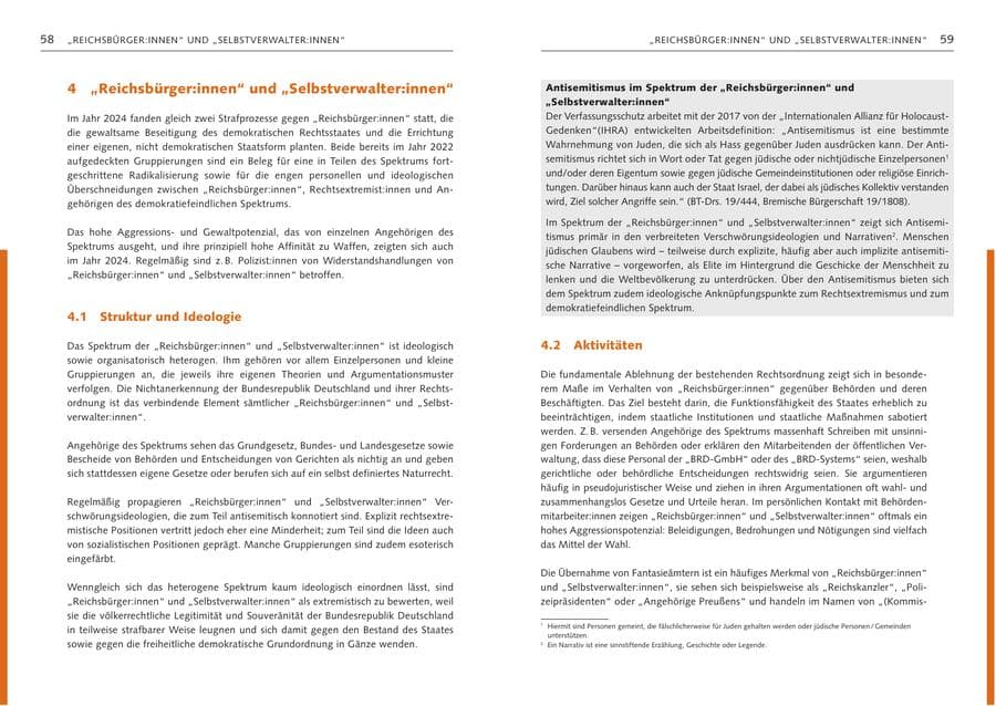 Seite 31 des Verfassungsschutzbericht 2024 Bremen