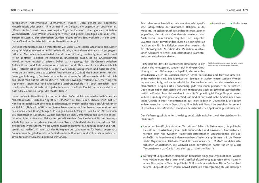 Seite 56 des Verfassungsschutzbericht 2024 Bremen