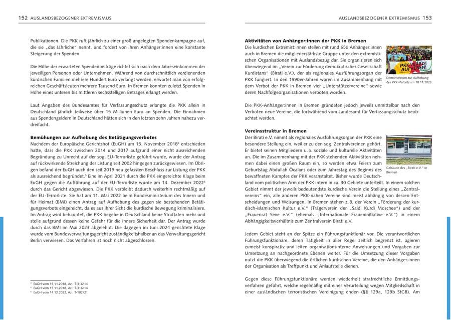 Seite 78 des Verfassungsschutzbericht 2024 Bremen
