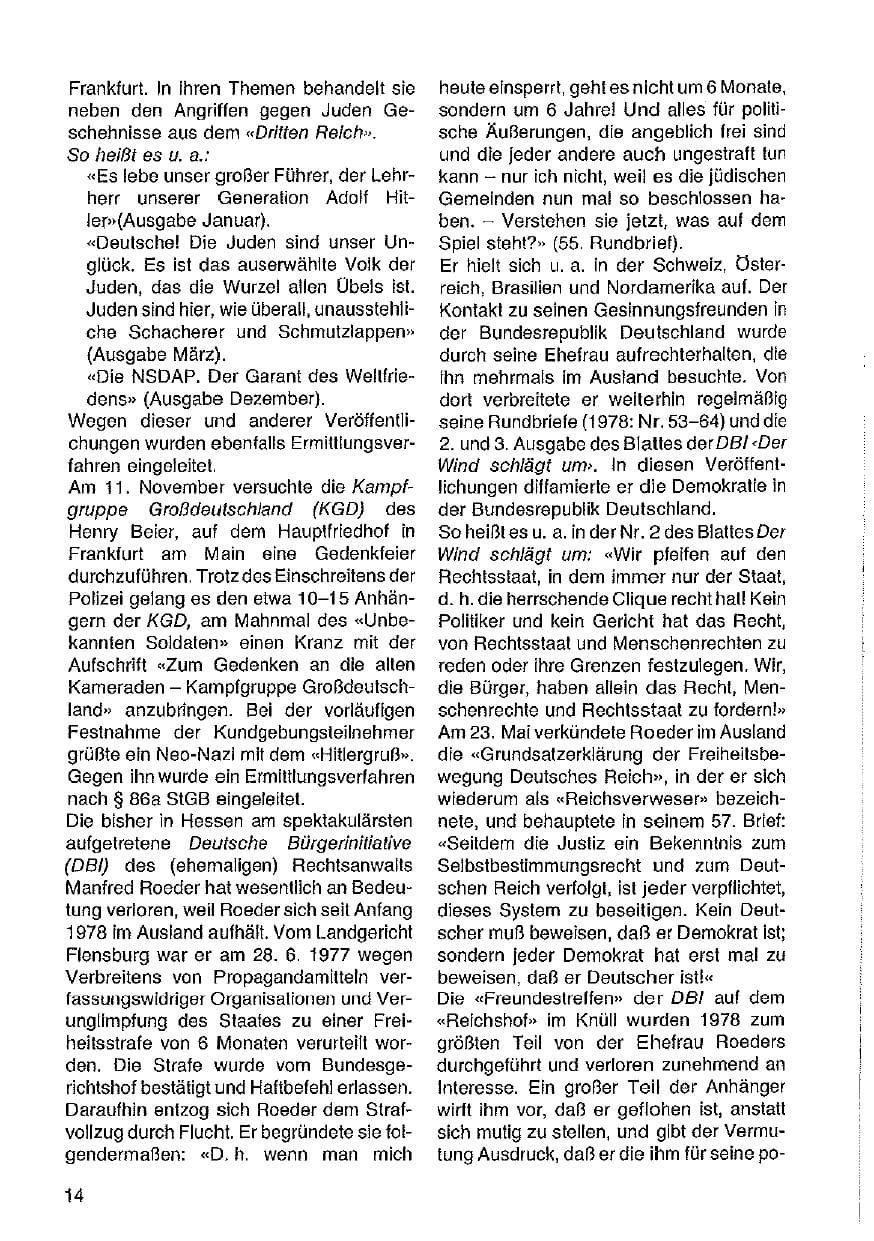 Seite 15 des Verfassungsschutzbericht 1978 Hessen
