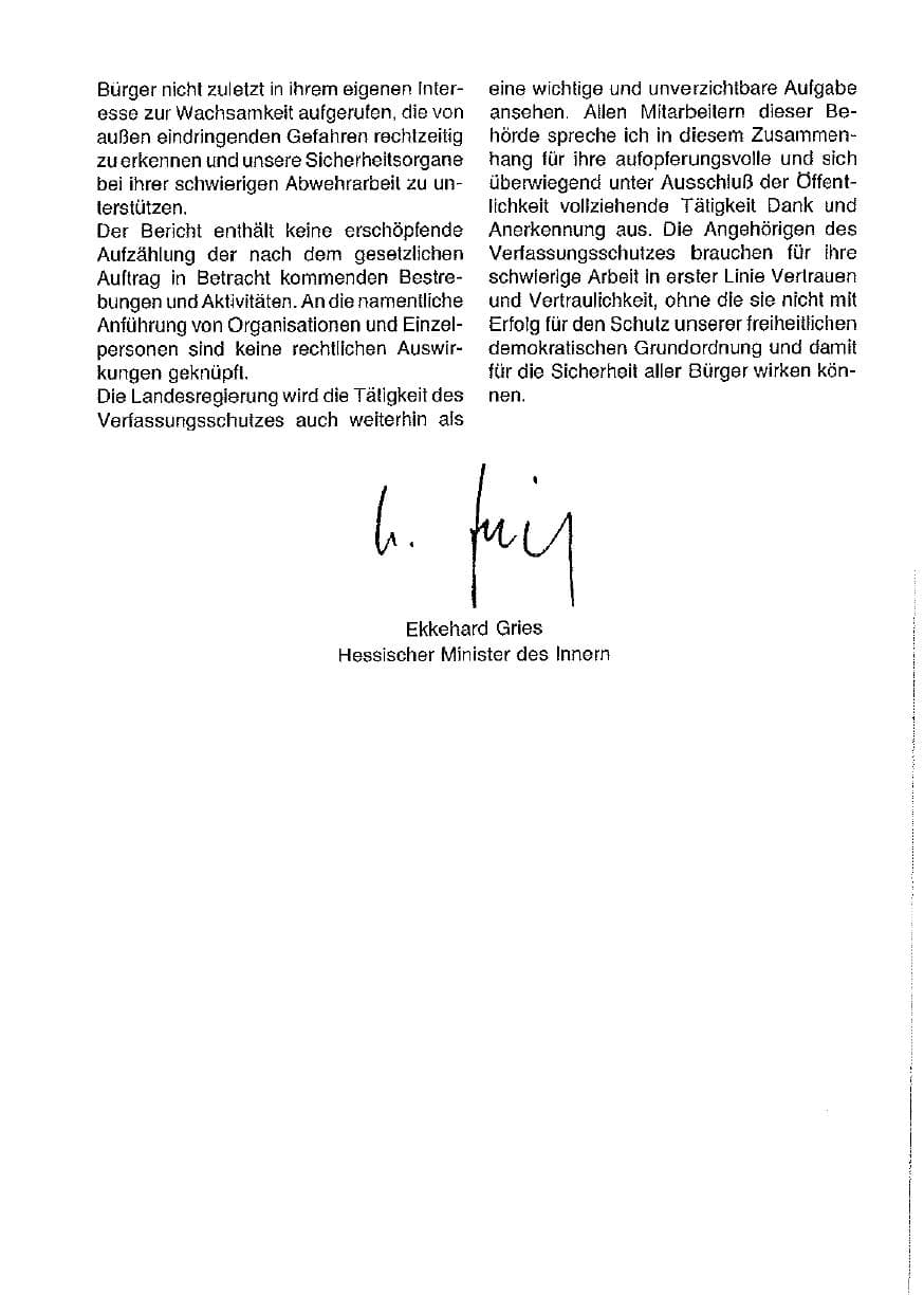 Seite 3 des Verfassungsschutzbericht 1978 Hessen