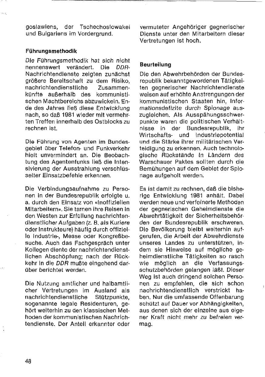 Seite 49 des Verfassungsschutzbericht 1980 Hessen