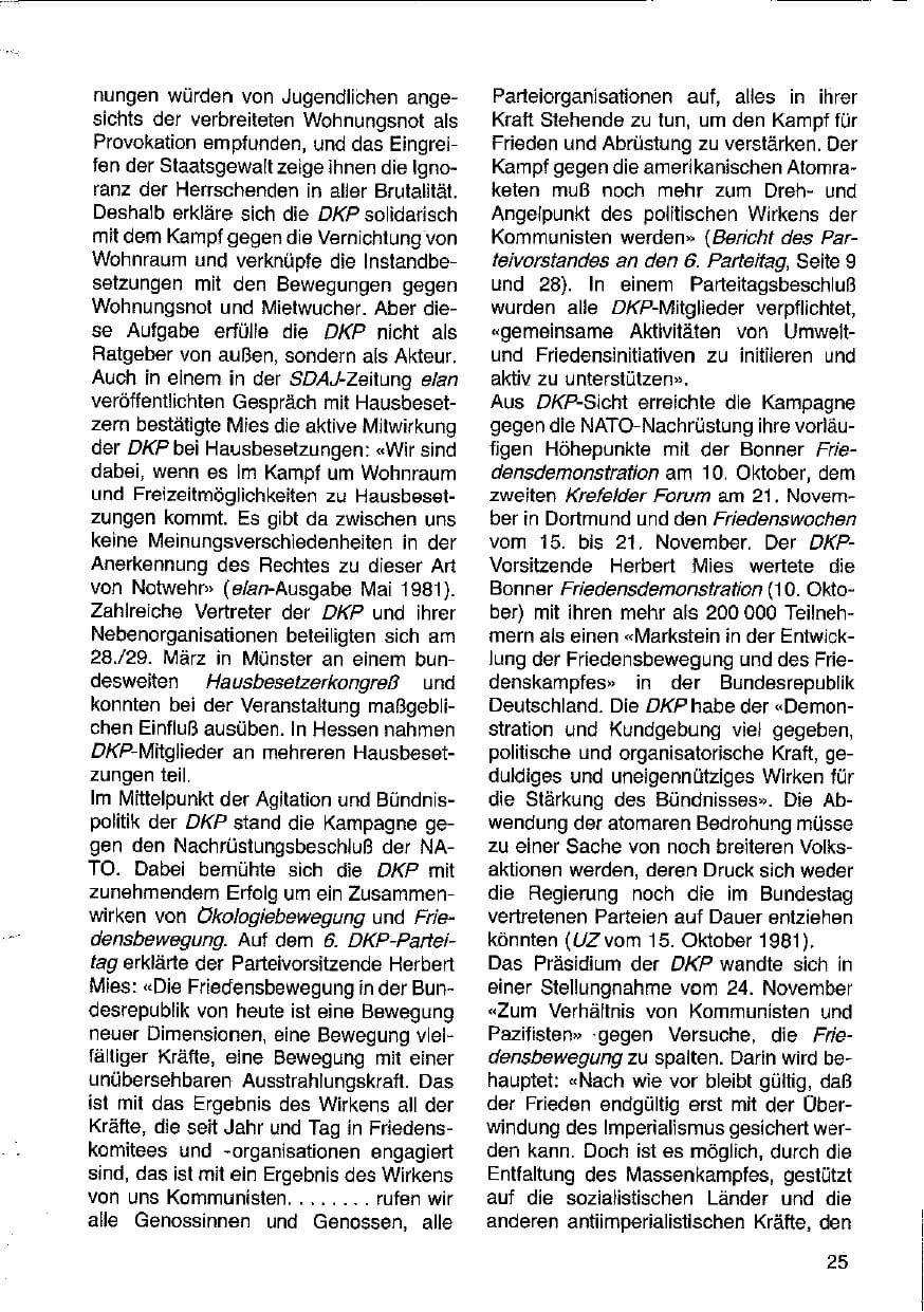 Seite 26 des Verfassungsschutzbericht 1981 Hessen