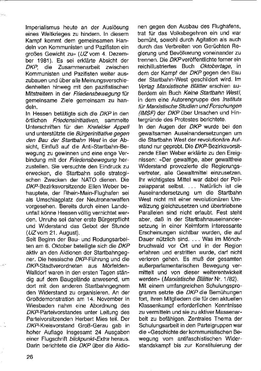 Seite 27 des Verfassungsschutzbericht 1981 Hessen