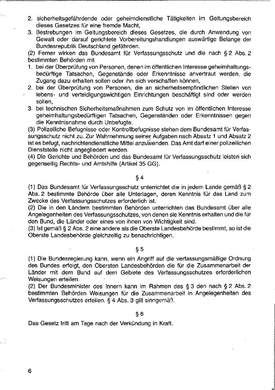 Seite 6 des Verfassungsschutzbericht 1983 Hessen