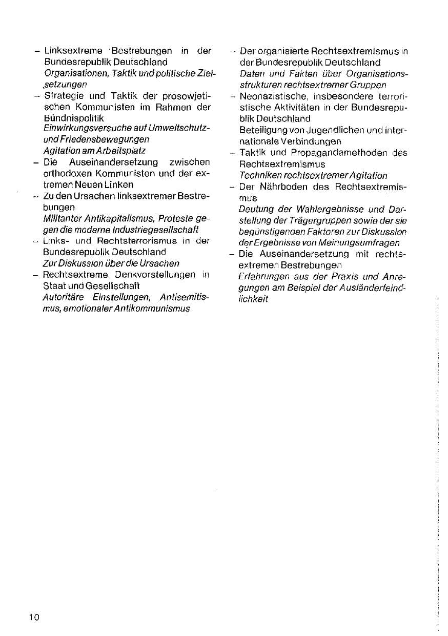 Seite 11 des Verfassungsschutzbericht 1984 Hessen
