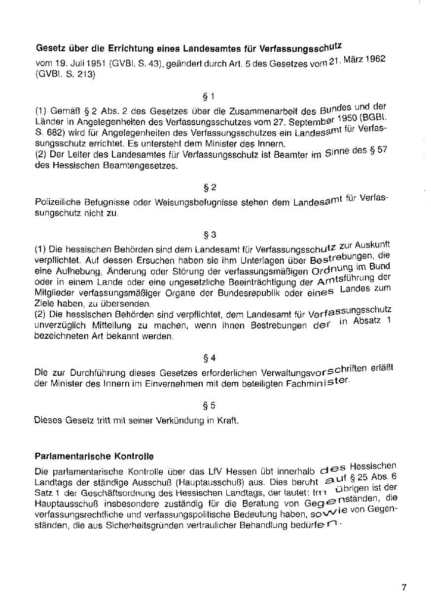 Seite 8 des Verfassungsschutzbericht 1984 Hessen