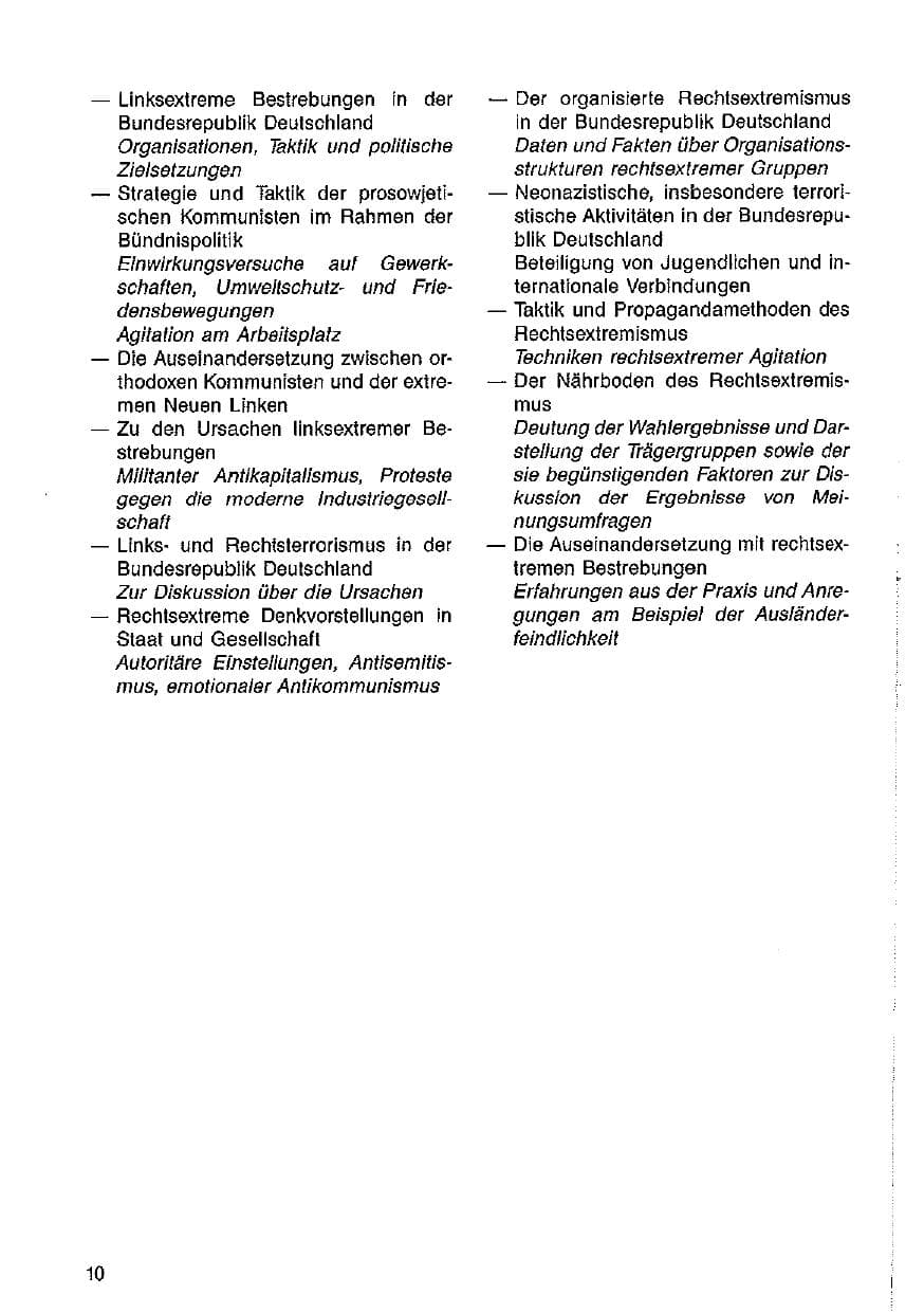 Seite 11 des Verfassungsschutzbericht 1985 Hessen