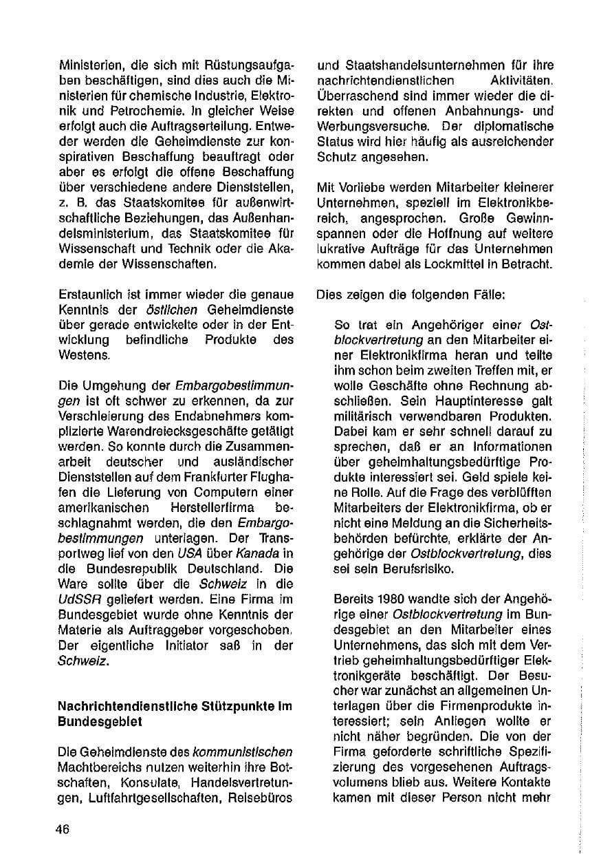 Seite 47 des Verfassungsschutzbericht 1985 Hessen