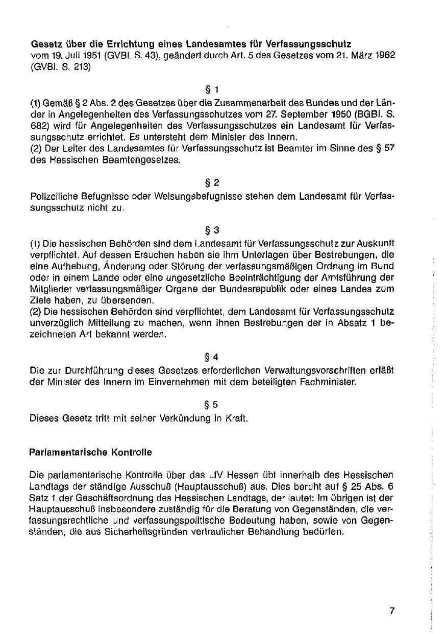 Seite 8 des Verfassungsschutzbericht 1985 Hessen