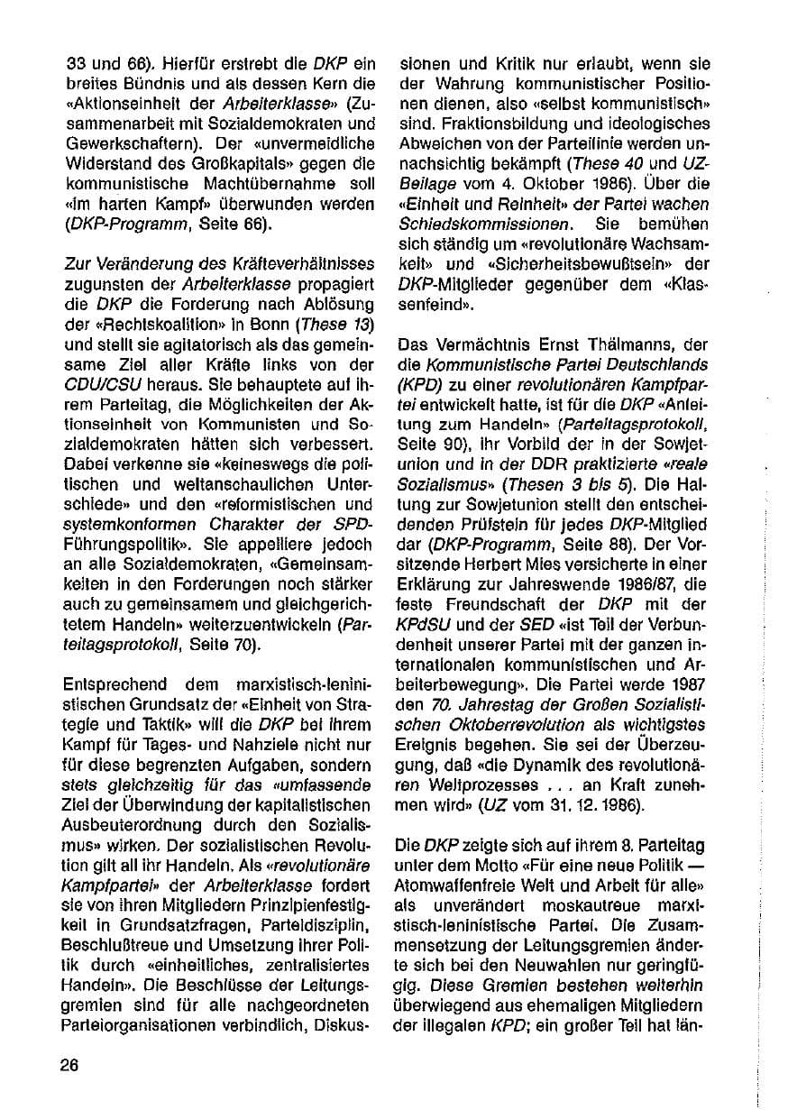 Seite 27 des Verfassungsschutzbericht 1986 Hessen
