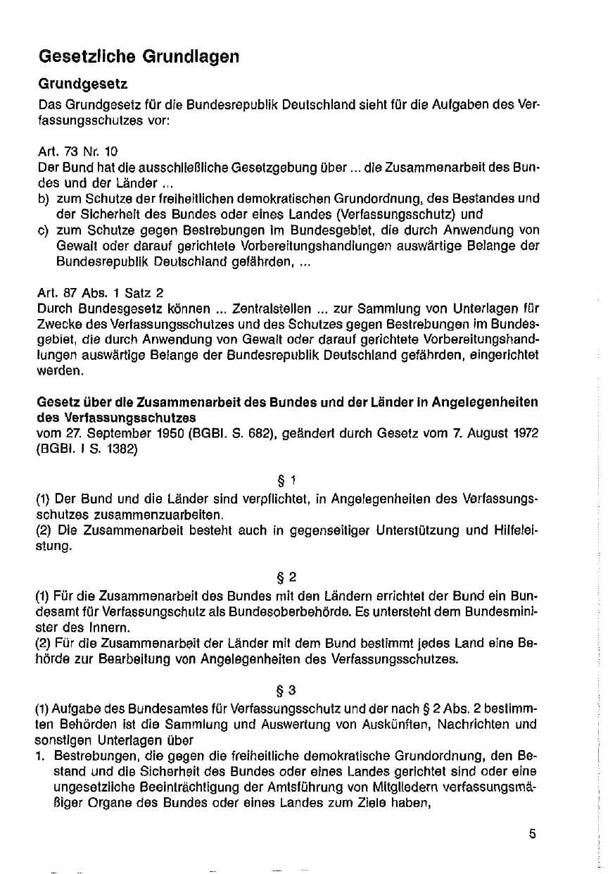 Seite 6 des Verfassungsschutzbericht 1986 Hessen
