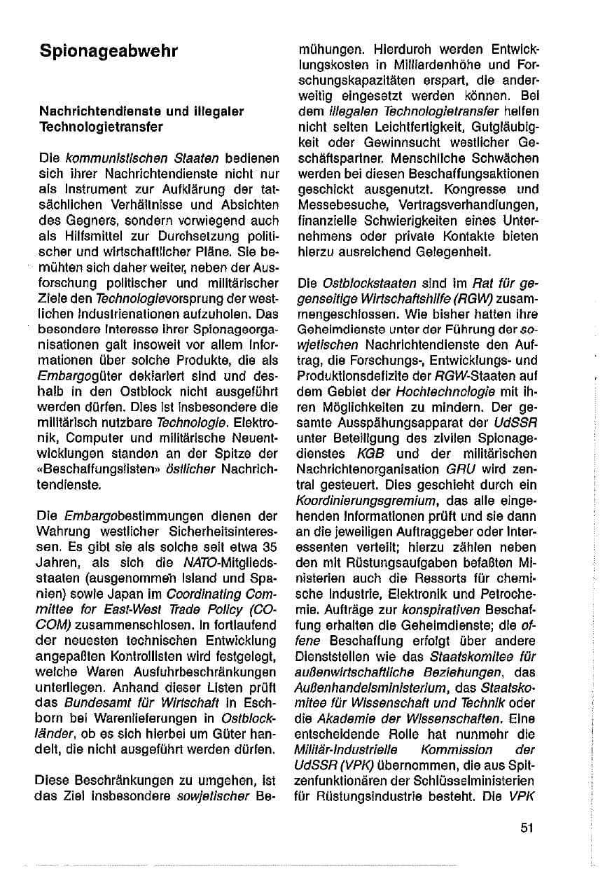Seite 52 des Verfassungsschutzbericht 1986 Hessen