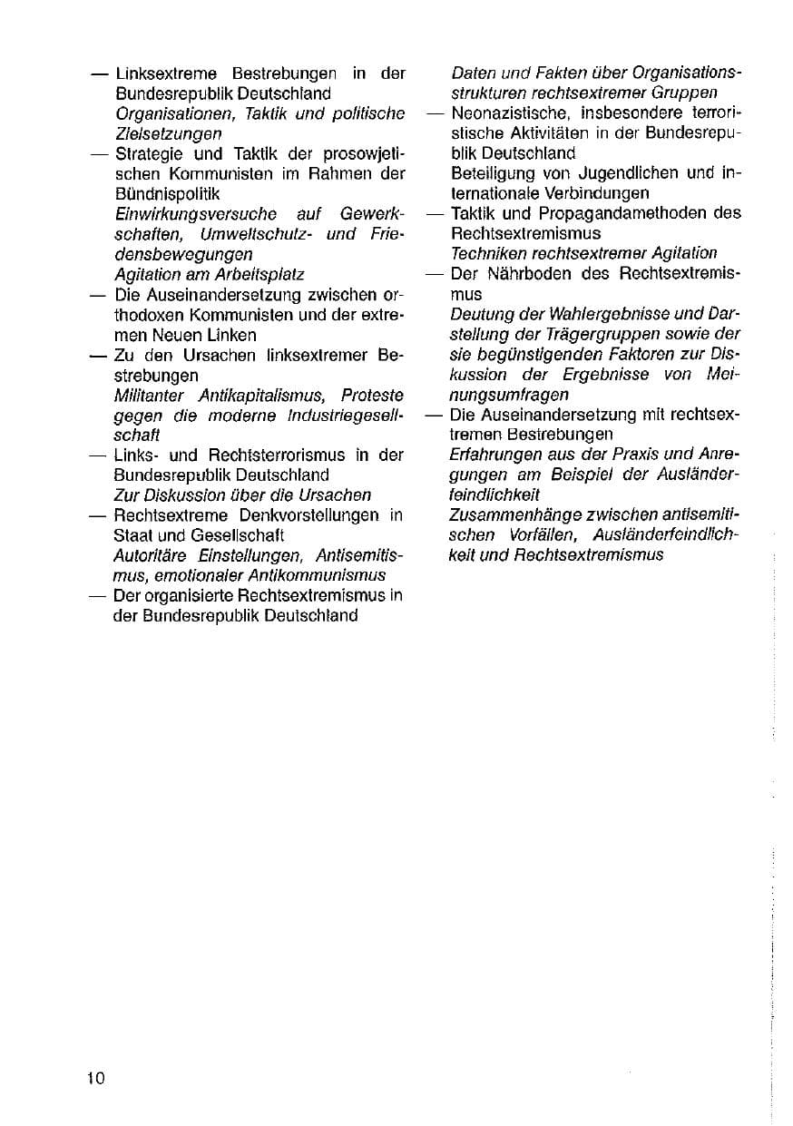 Seite 11 des Verfassungsschutzbericht 1987 Hessen