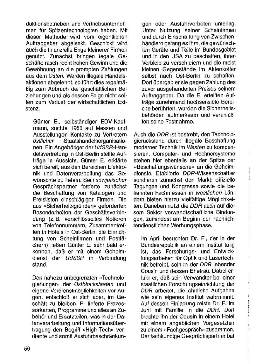 Seite 57 des Verfassungsschutzbericht 1987 Hessen