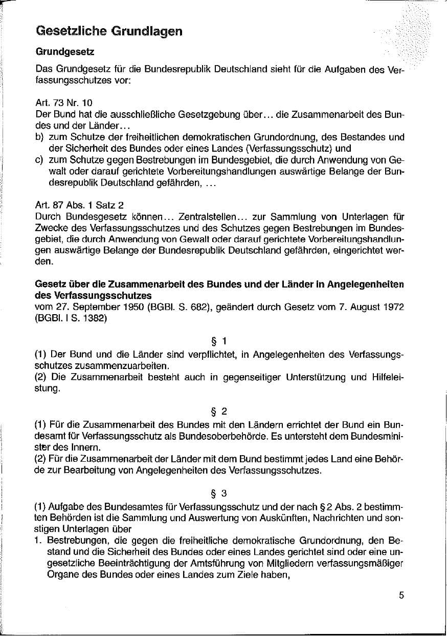 Seite 6 des Verfassungsschutzbericht 1988 Hessen