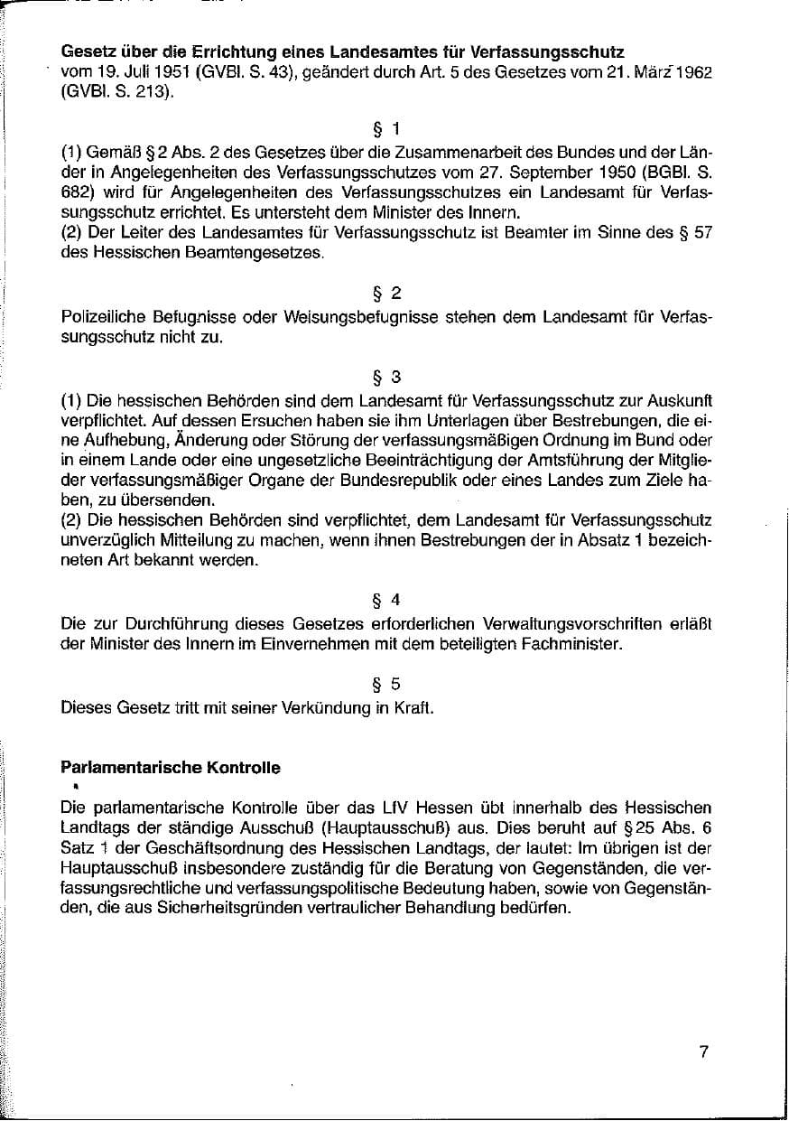 Seite 8 des Verfassungsschutzbericht 1988 Hessen