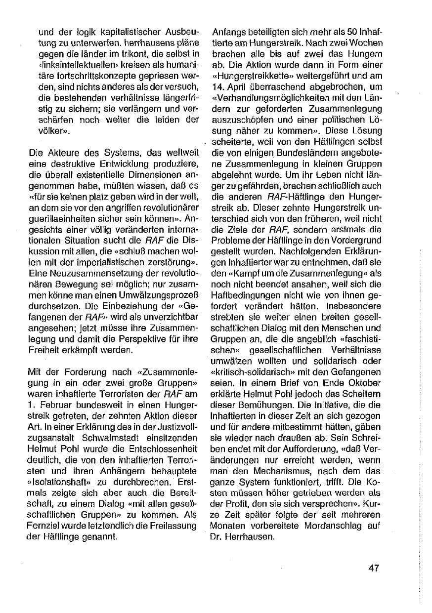 Seite 48 des Verfassungsschutzbericht 1989 Hessen