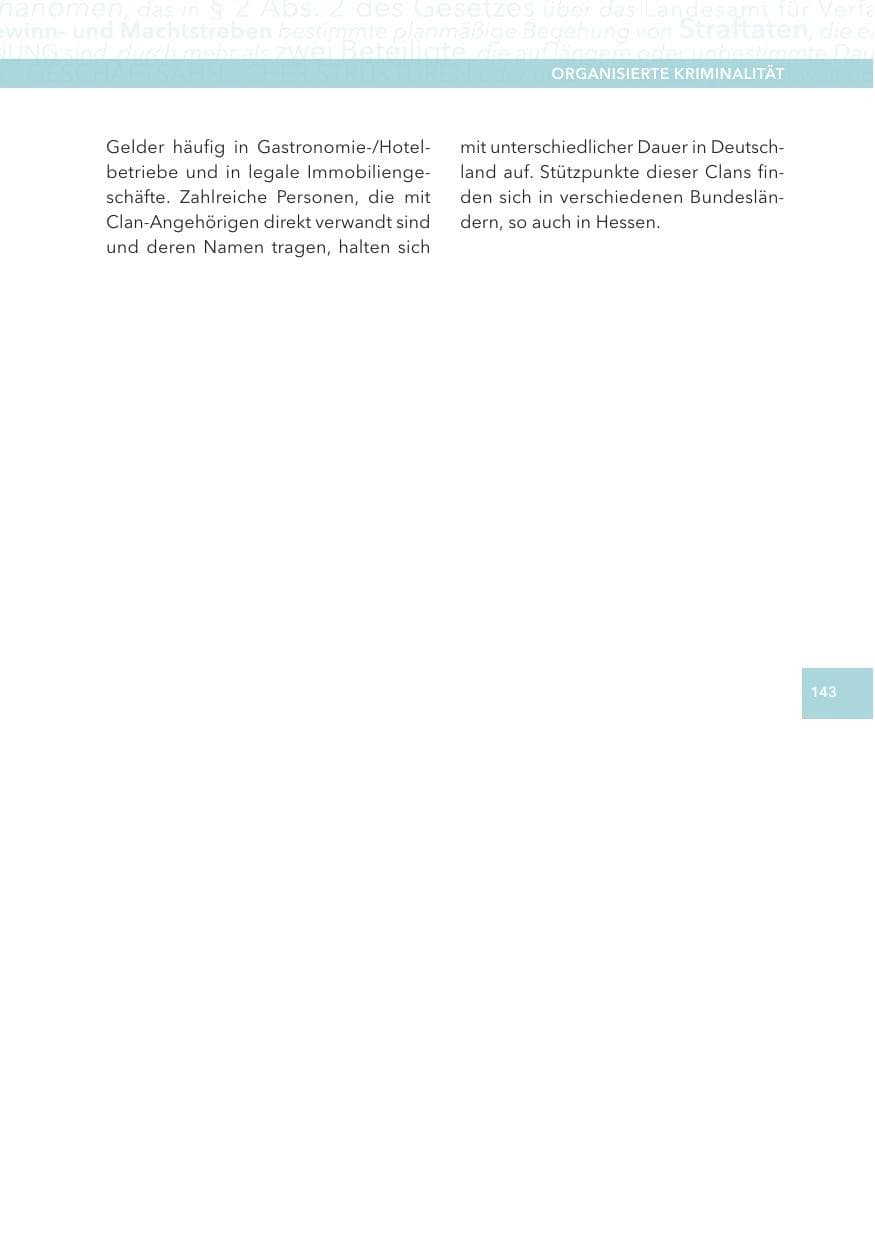 Seite 143 des Verfassungsschutzbericht 2013 Hessen