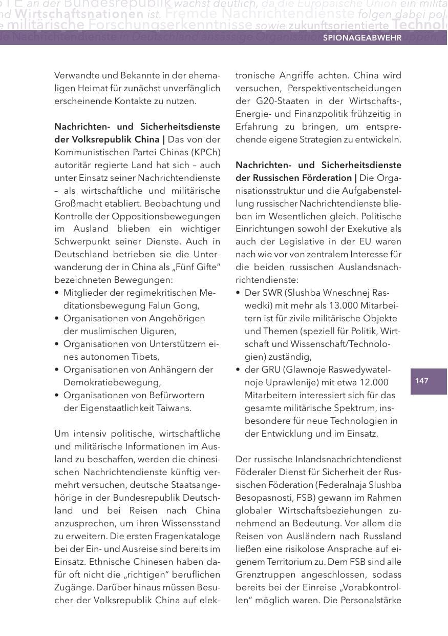 Seite 147 des Verfassungsschutzbericht 2013 Hessen