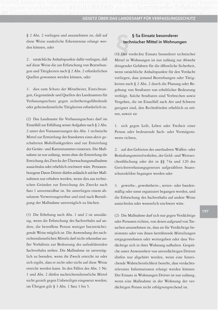 Seite 197 des Verfassungsschutzbericht 2013 Hessen