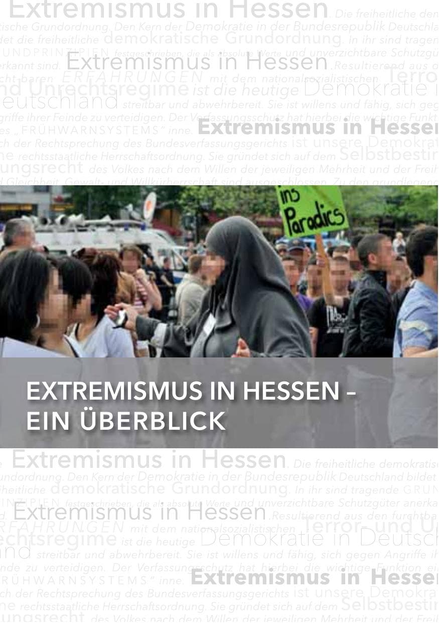 Seite 22 des Verfassungsschutzbericht 2013 Hessen
