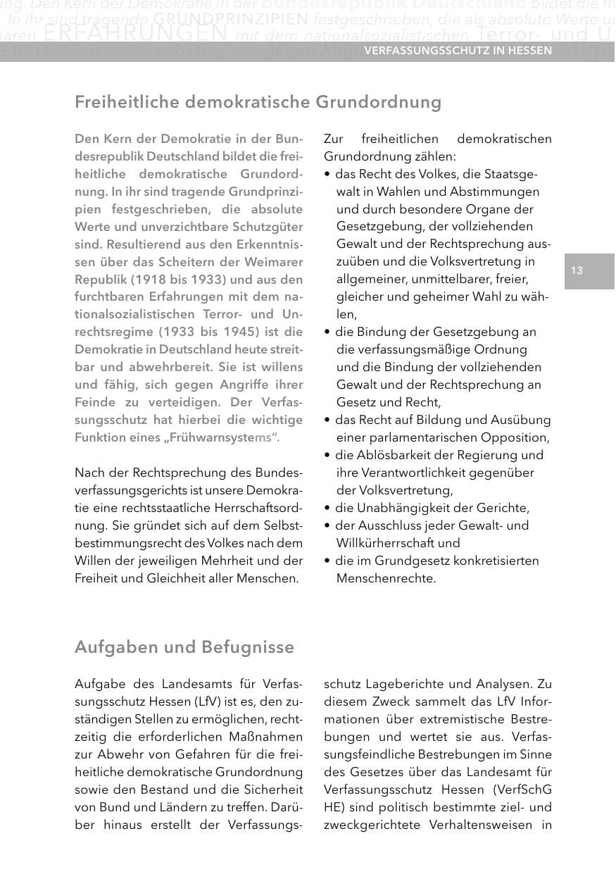 Seite 12 des Verfassungsschutzbericht 2014 Hessen