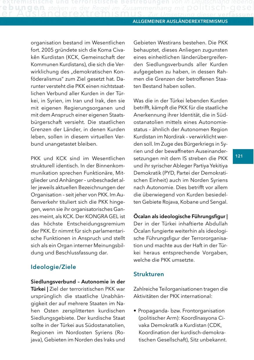 Seite 120 des Verfassungsschutzbericht 2014 Hessen