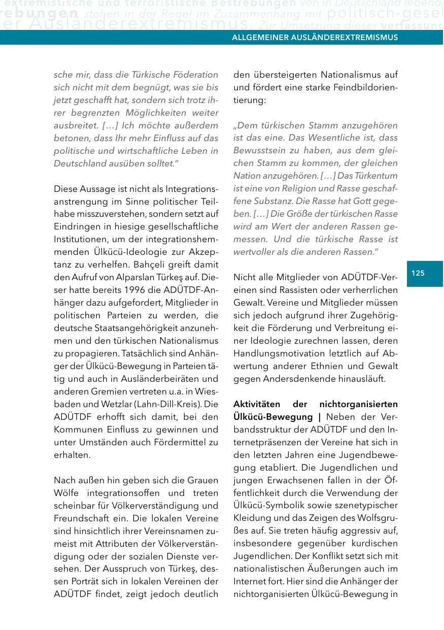 Seite 124 des Verfassungsschutzbericht 2014 Hessen