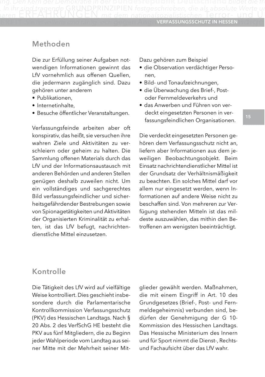 Seite 14 des Verfassungsschutzbericht 2014 Hessen