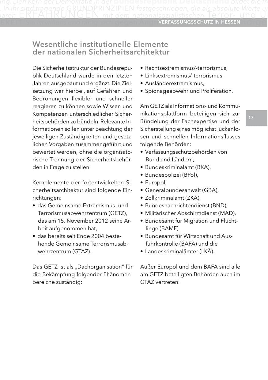 Seite 16 des Verfassungsschutzbericht 2014 Hessen