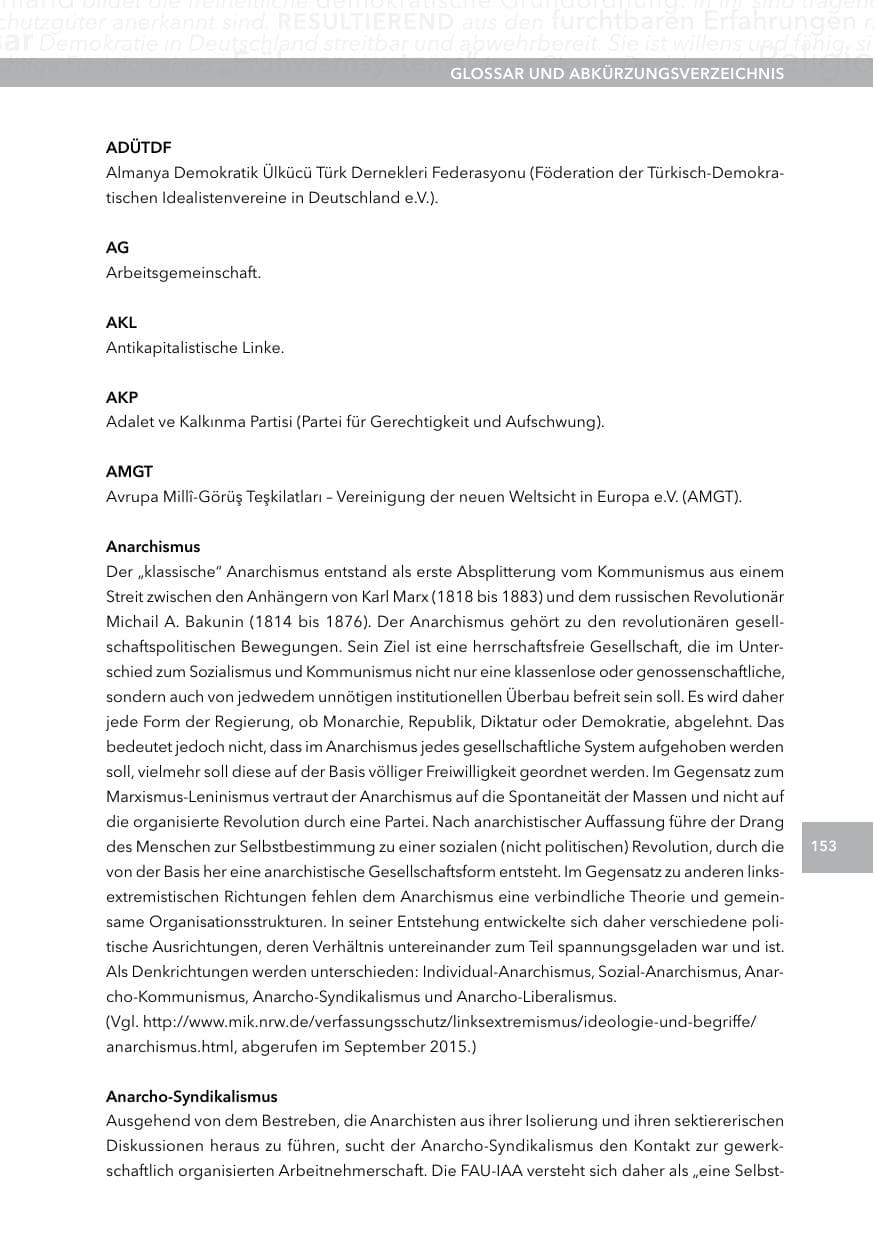 Seite 152 des Verfassungsschutzbericht 2014 Hessen