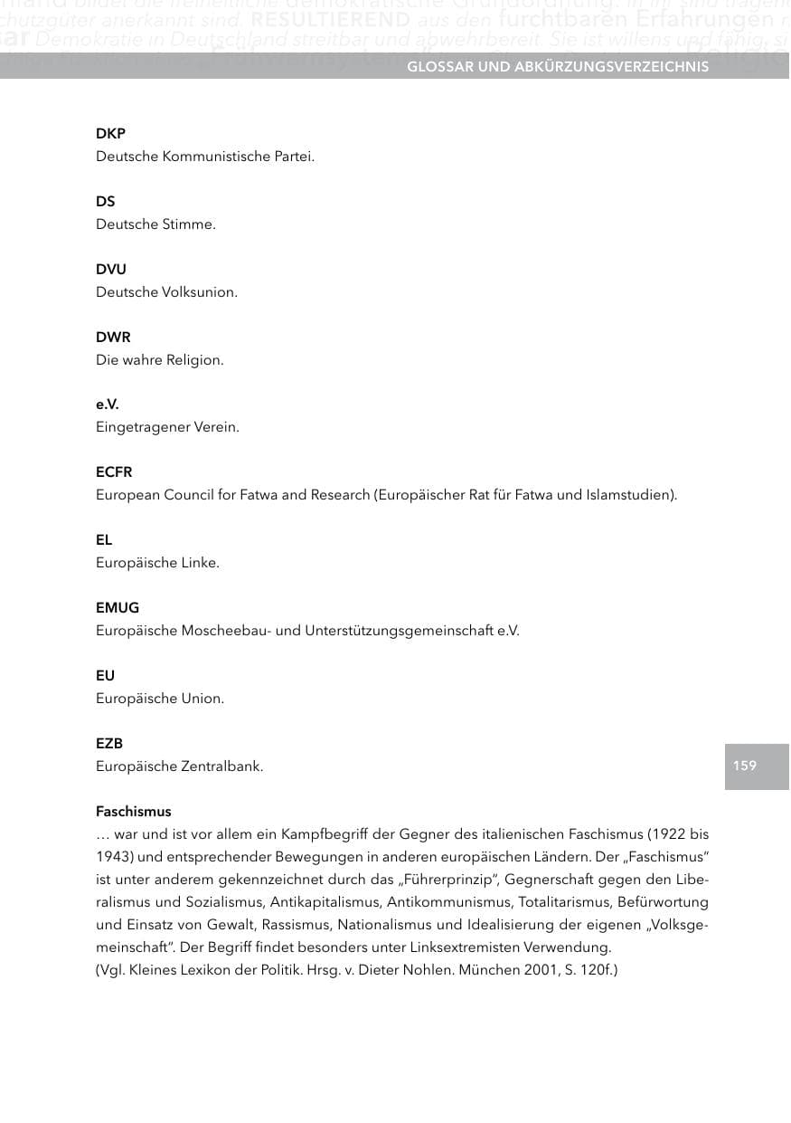 Seite 158 des Verfassungsschutzbericht 2014 Hessen