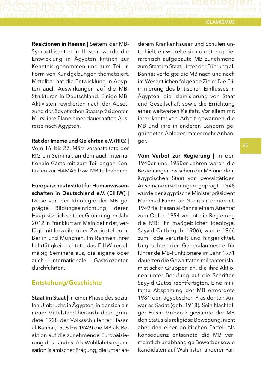 Seite 94 des Verfassungsschutzbericht 2014 Hessen