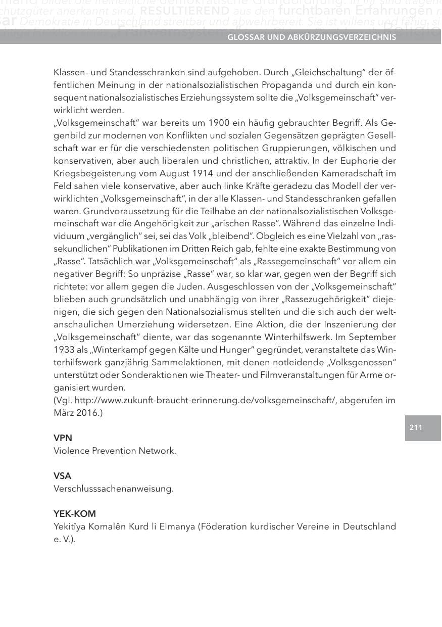 Seite 211 des Verfassungsschutzbericht 2015 Hessen
