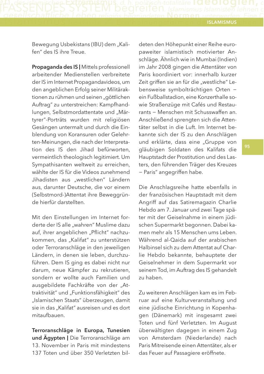 Seite 95 des Verfassungsschutzbericht 2015 Hessen