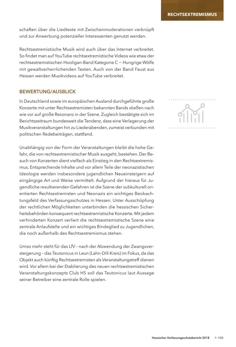 Seite 107 des Verfassungsschutzbericht 2018 Hessen