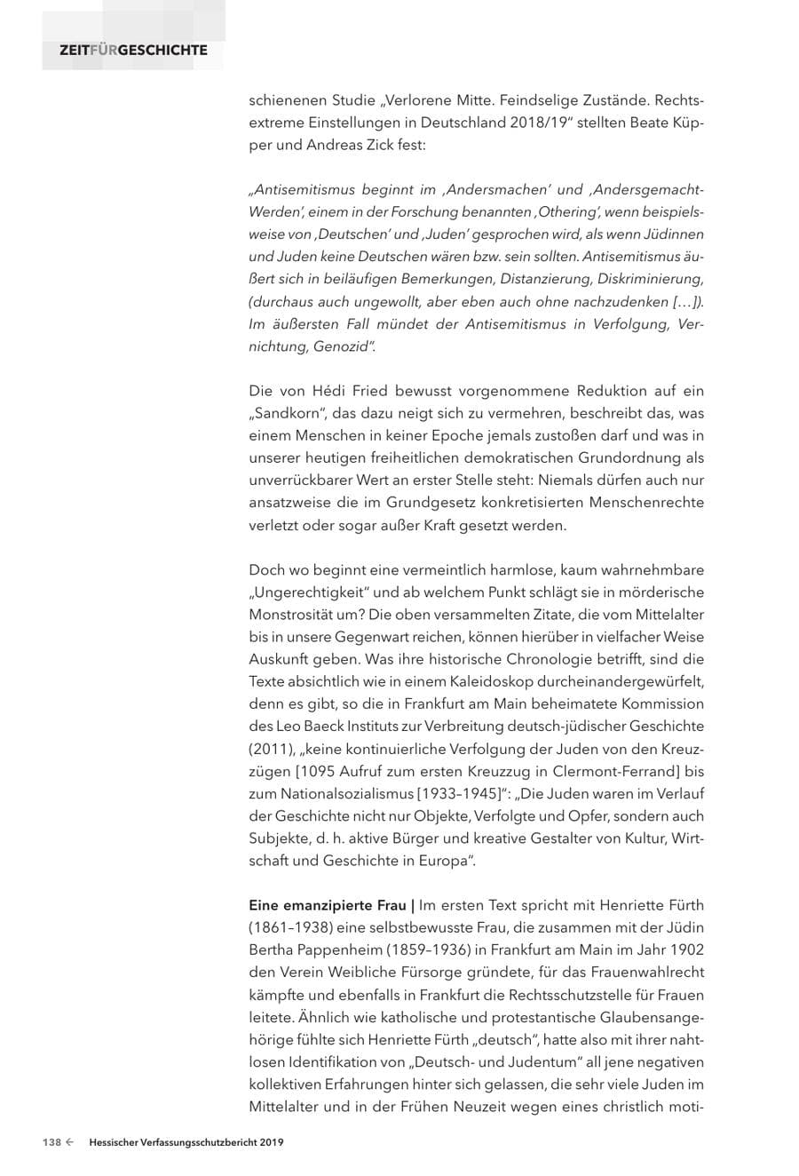 Seite 140 des Verfassungsschutzbericht 2019 Hessen