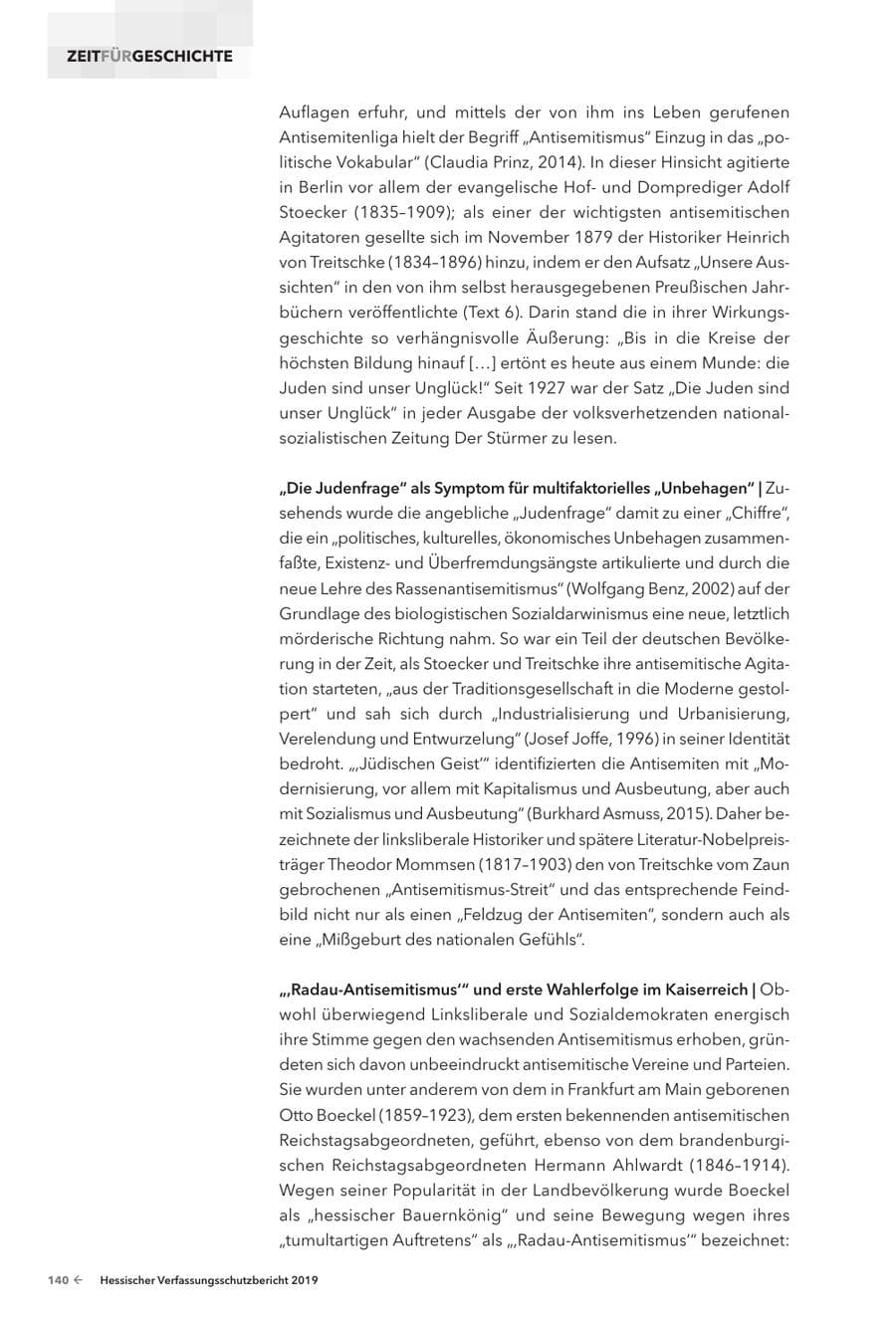 Seite 142 des Verfassungsschutzbericht 2019 Hessen