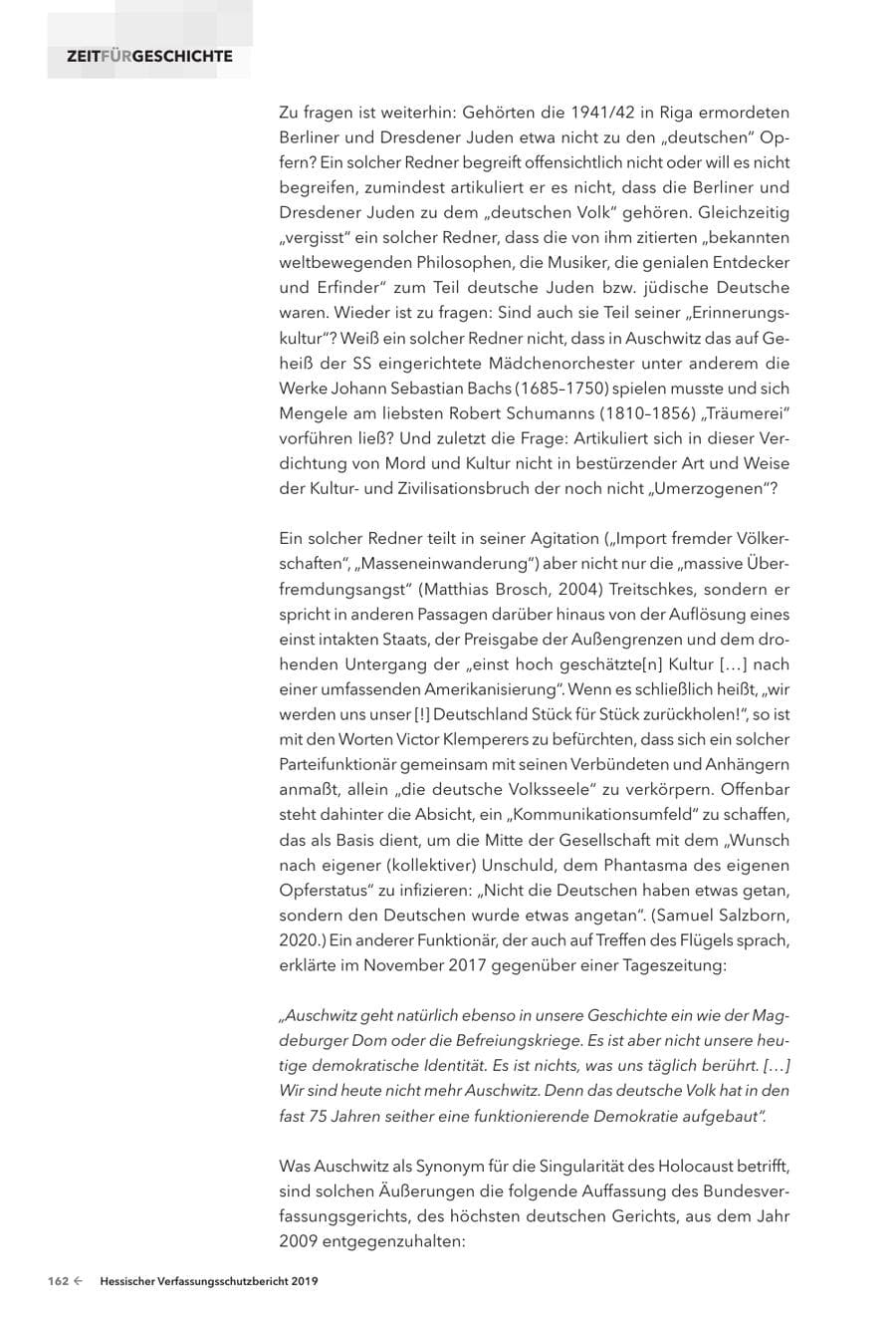 Seite 164 des Verfassungsschutzbericht 2019 Hessen