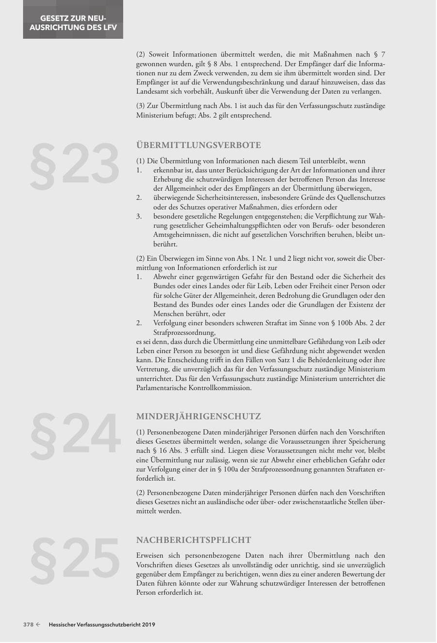 Seite 380 des Verfassungsschutzbericht 2019 Hessen
