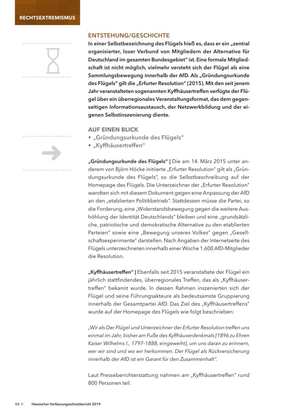 Seite 90 des Verfassungsschutzbericht 2019 Hessen