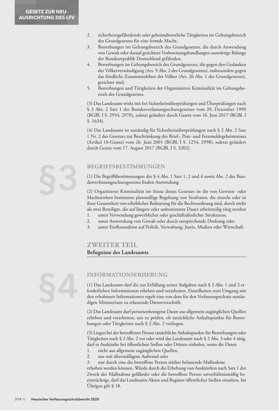 Seite 320 des Verfassungsschutzbericht 2020 Hessen